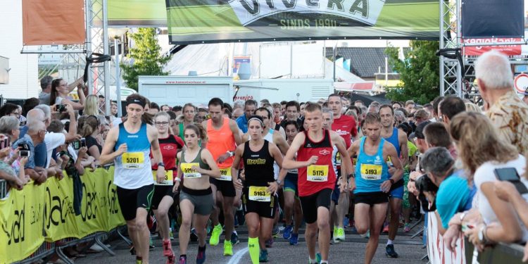 Sfeerproeven op het loopparcours van de Triathlon van Holten triathlon 