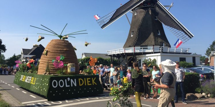 Ool'n Diek wint optocht Dijkerhoeksfeest - De bij weer blij! dijkerhoeksfeest dijkerhoek bonte paard 