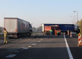 Verkeerschaos in en rond Holten 