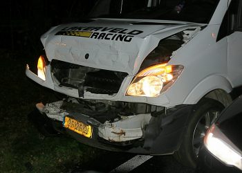 Rijssenseweg N350 tijdelijke afgesloten door ongeval politie 