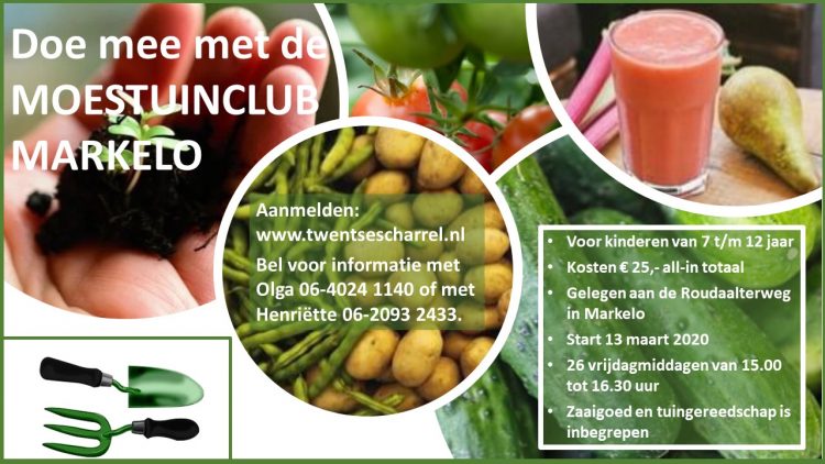 Geef je op voor de Moestuinclub Markelo 