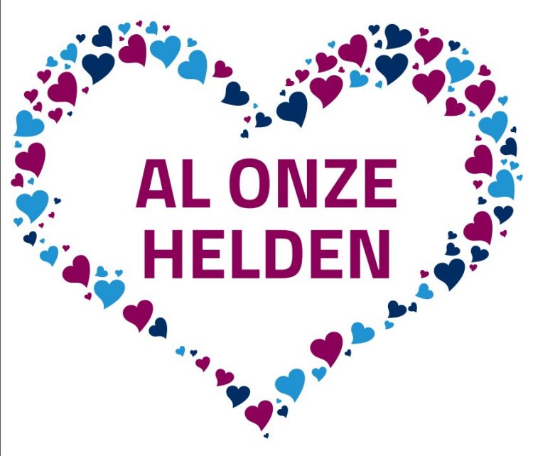 Hart voor al onze helden gemeente corona 