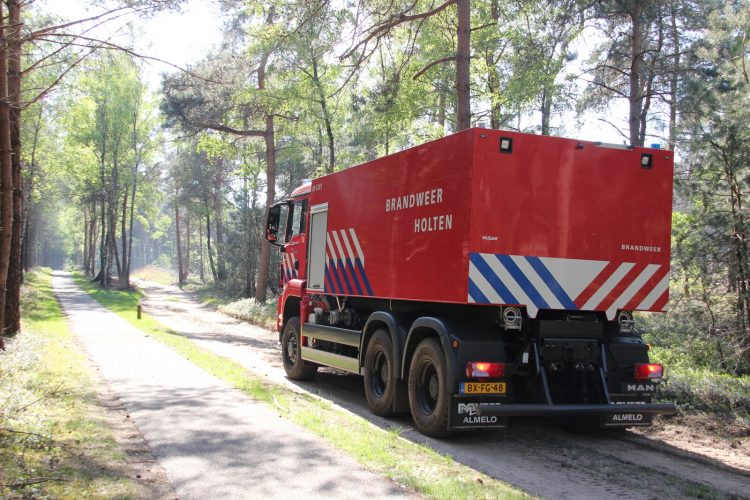 Brandstichting op Sallandse Heuvelrug sallandse heuvelrug politie brandweer 