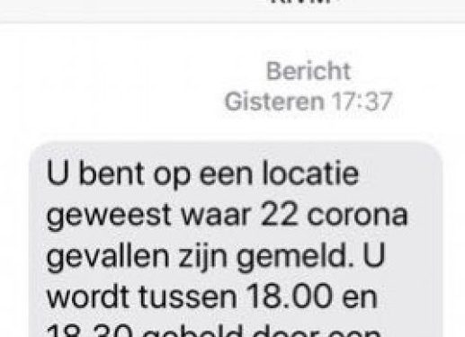RIVM waarschuwt voor valse SMS berichten 