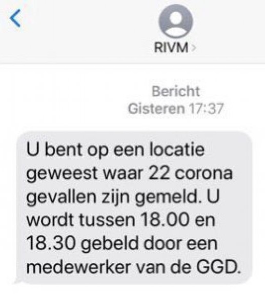 RIVM waarschuwt voor valse SMS berichten 