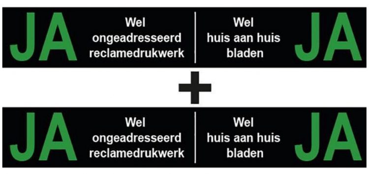 Invoering ja-ja sticker kulturhus gemeente 