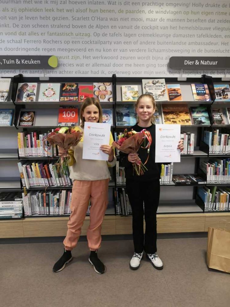 Spannend Groot Dictee en Junior Dictee gemeente bibliotheek 