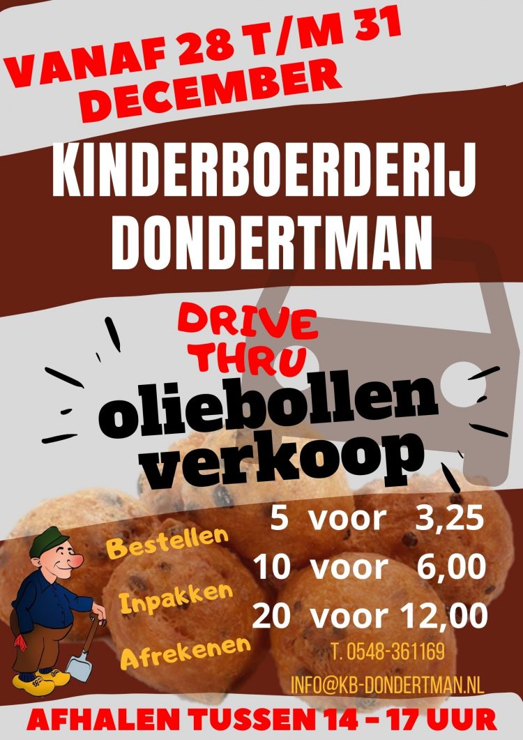 Oliebollen Drive-Thru bij Dondertman dondertman corona 