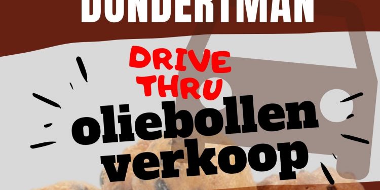 Oliebollen Drive-Thru bij Dondertman dondertman corona 