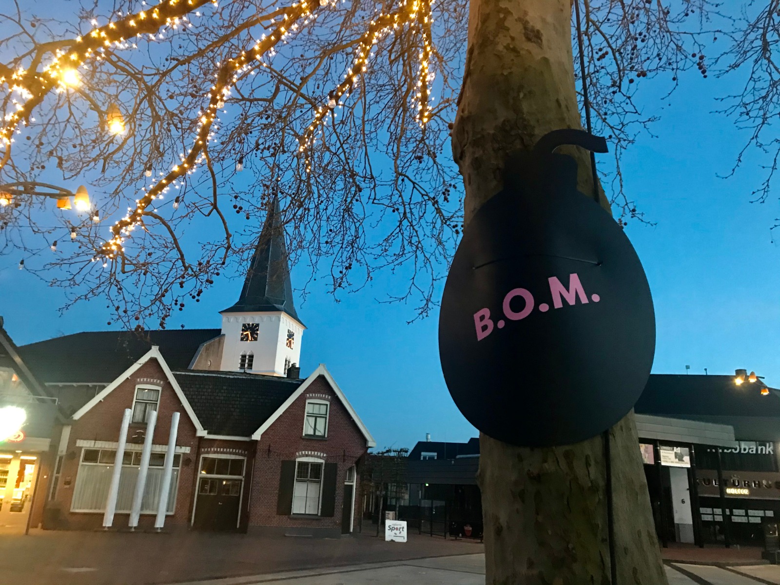 B.O.M.-melding in het centrum van Holten 