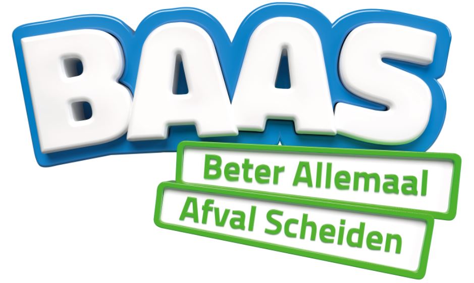 Afvalwijzer aan restafvalcontainer gemeente 