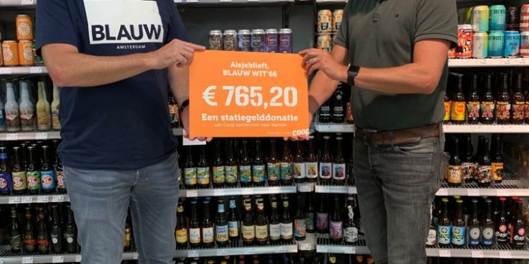 Mooie opbrengst statiegeldactie voor Blauw Wit blauwwit 
