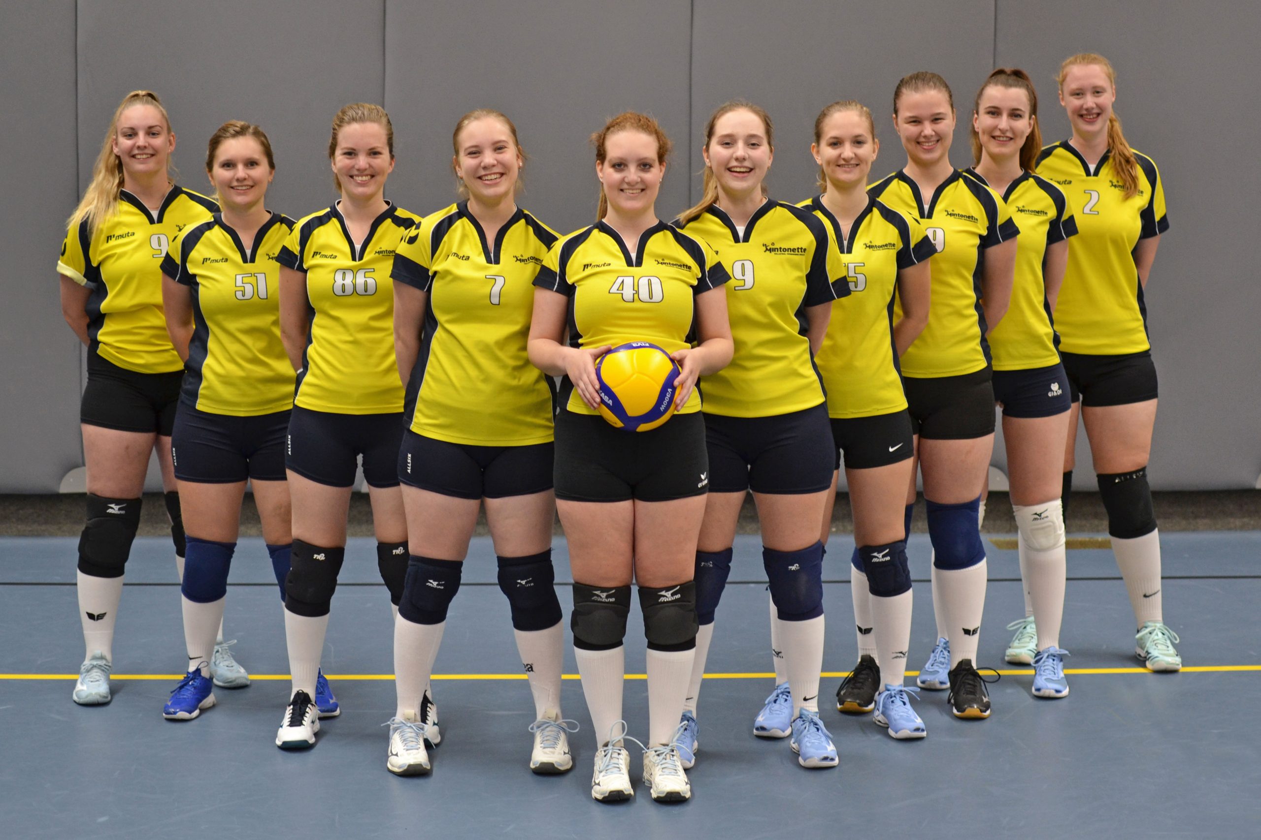 Volle winst volleybal dames 1 mintonette 