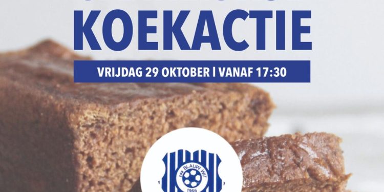 Dit jaar weer de koekactie voor én door de jeugd van Blauw Wit ‘66 nijkamp blauwwit 