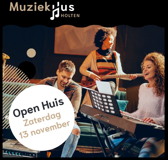 Aanstaande zaterdag: Open Huis Muziekhus 