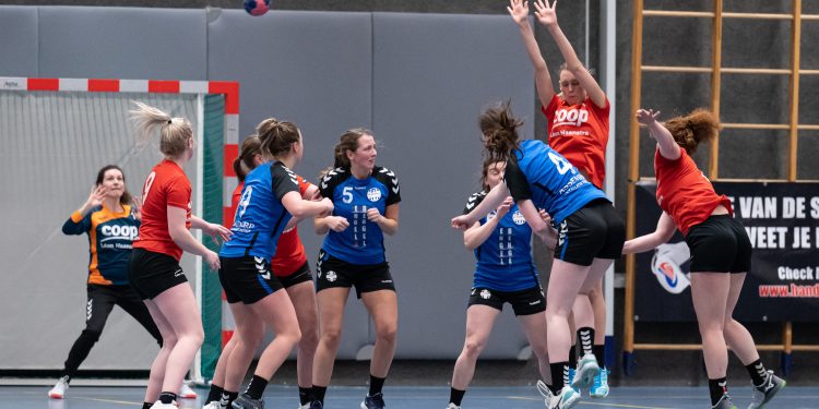 Ongeslagen status handbaldames blijft ook tegen Schalkhaar staan 