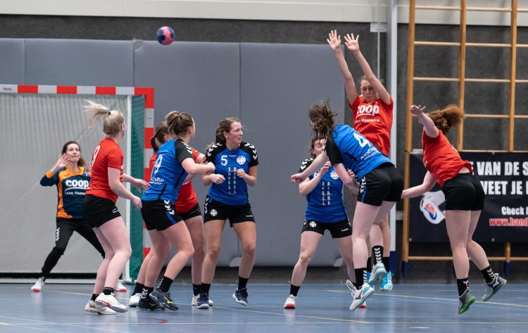 Ongeslagen status handbaldames blijft ook tegen Schalkhaar staan 