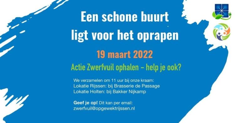 Zwerfvuil actie duurzaam holten 