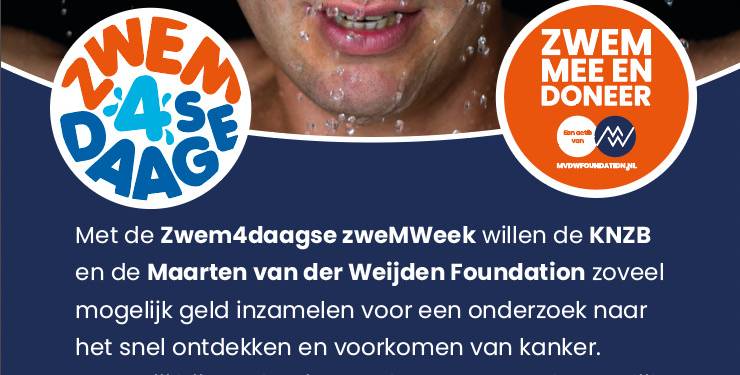 Maarten van der Weijden op Holtense Zwem4daagse! hmv brandweer 