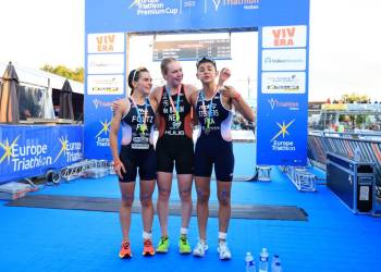 Triathlon krijgt Nederlandse winnares bij de junioren, Portugees is in Holten de snelste man triathlon 