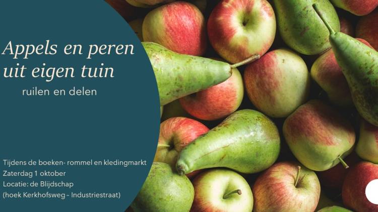 Appels en peren uit eigen tuin - ruilen en delen 