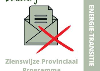 Zienswijze Provinciaal Programma Energiestrategie gemeente 