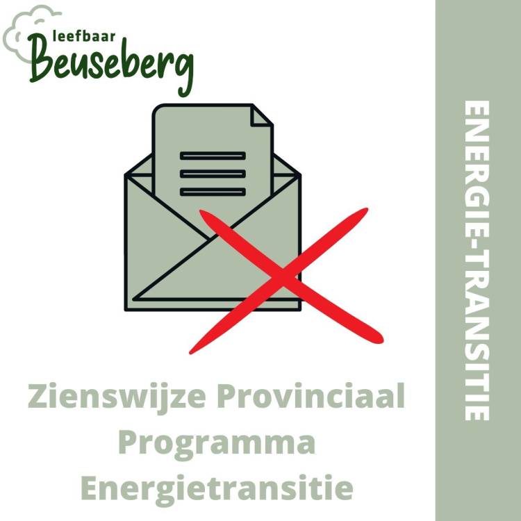 Zienswijze Provinciaal Programma Energiestrategie gemeente 
