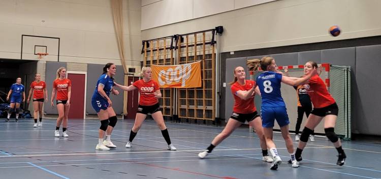 Veel strijd maar net geen punten voor handbaldames! tastoe hv holten 
