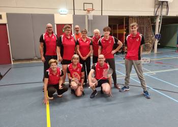 Badmintonners Recreanten 1 teleurstellende nederlaag 