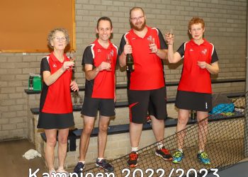 Badmintonners Recreanten 1 teleurstellende nederlaag 