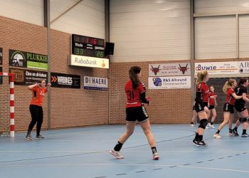 Veel strijd maar net geen punten voor handbaldames! tastoe hv holten 