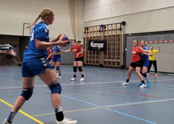 Holtense handbaldames knokken zich na rust naar zege op CVO hv holten 