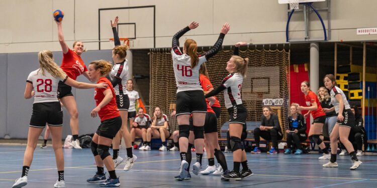 Handbaldames buigen in 2e helft pas voor Haarle 