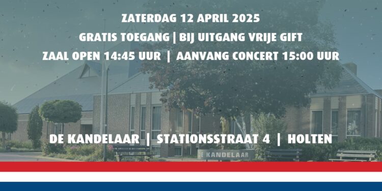 Zaterdag bevrijdingsconcert in Holten svnf 